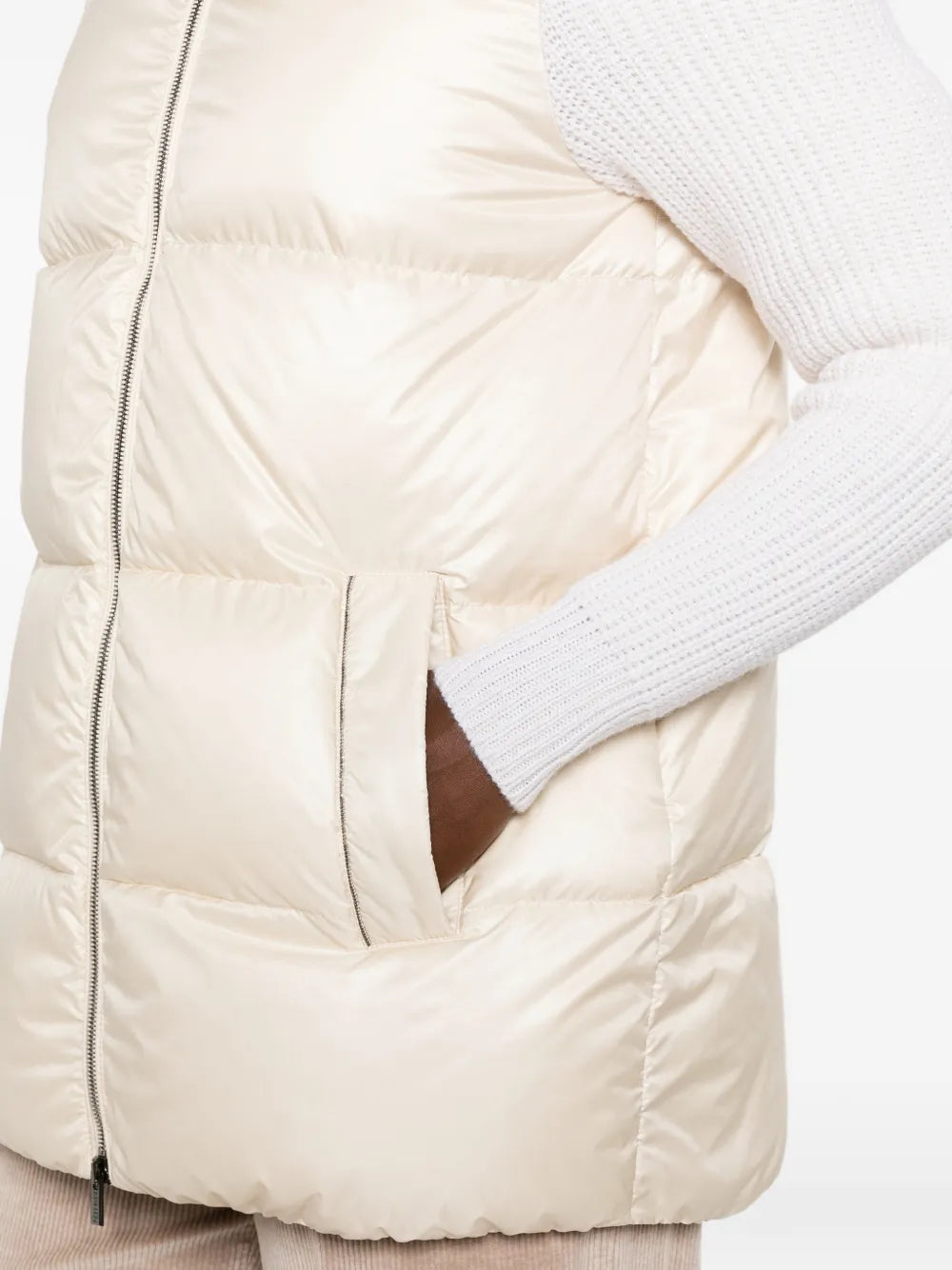 quilted padded gilet