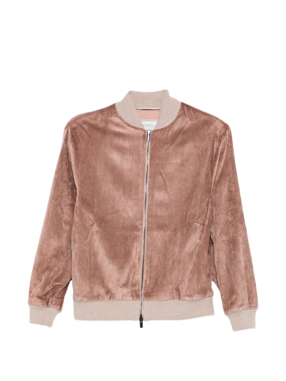 corduroy-effect bomber jacket