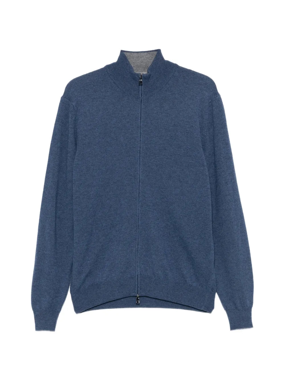 long-sleeve zip-fastening cardigan