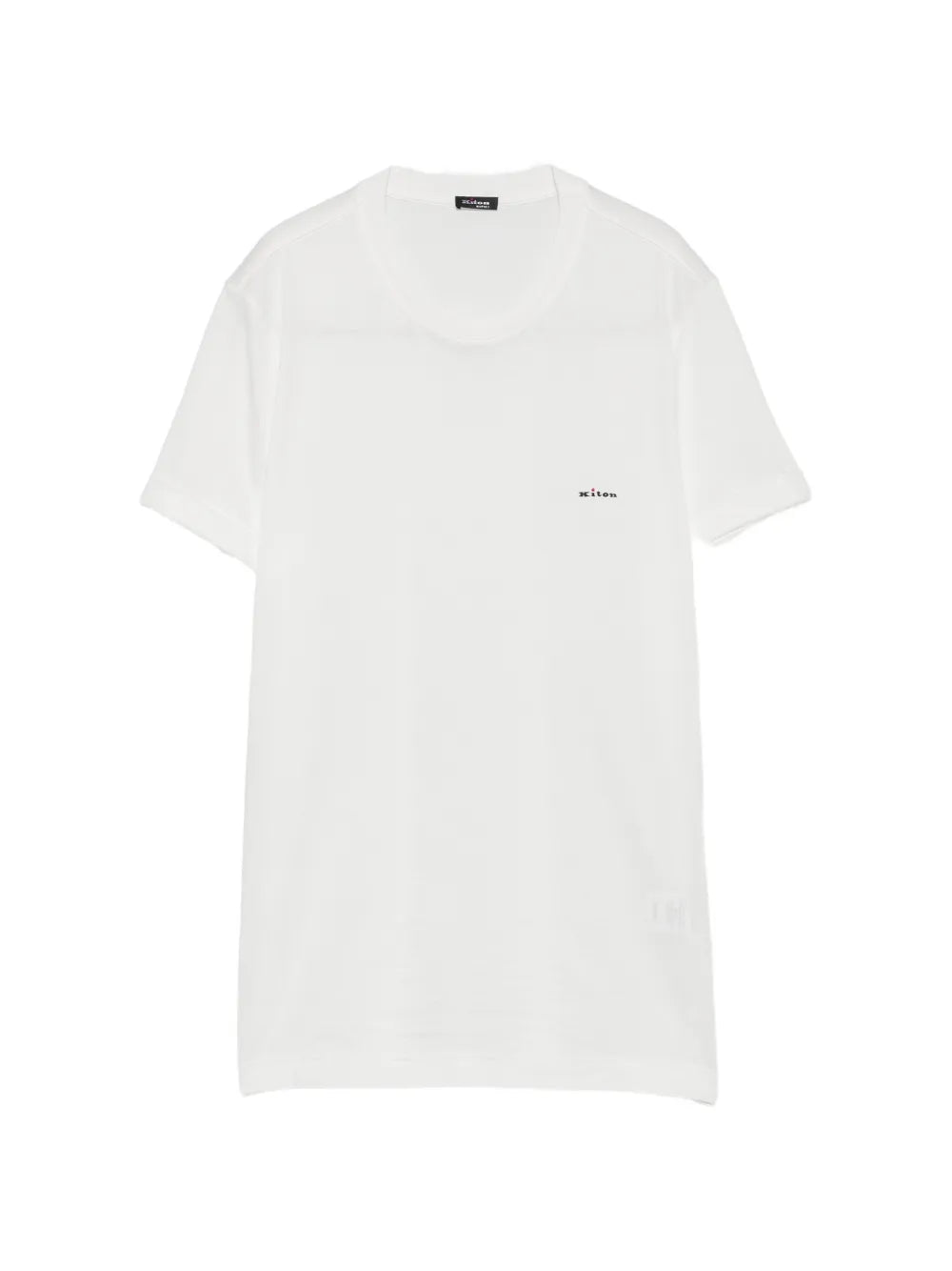logo-embroidered T-shirt