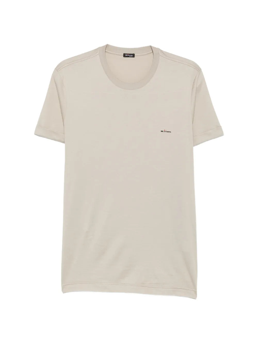 logo-embroidered T-shirt