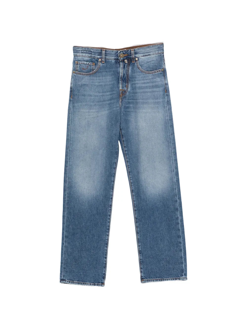 Chris faded-effect straight-leg jeans