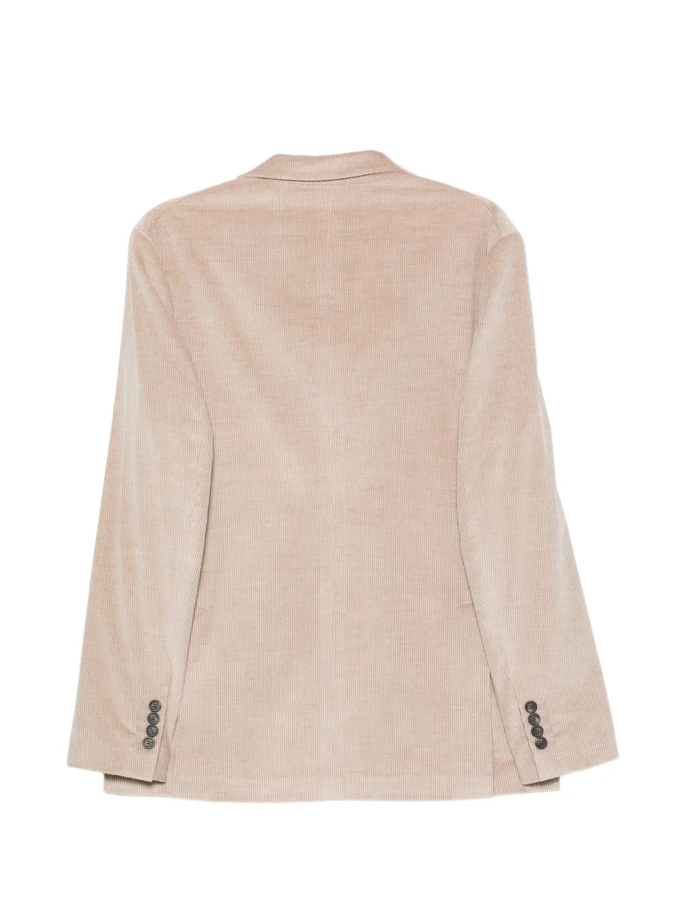 corduroy-texture single-breasted jacket