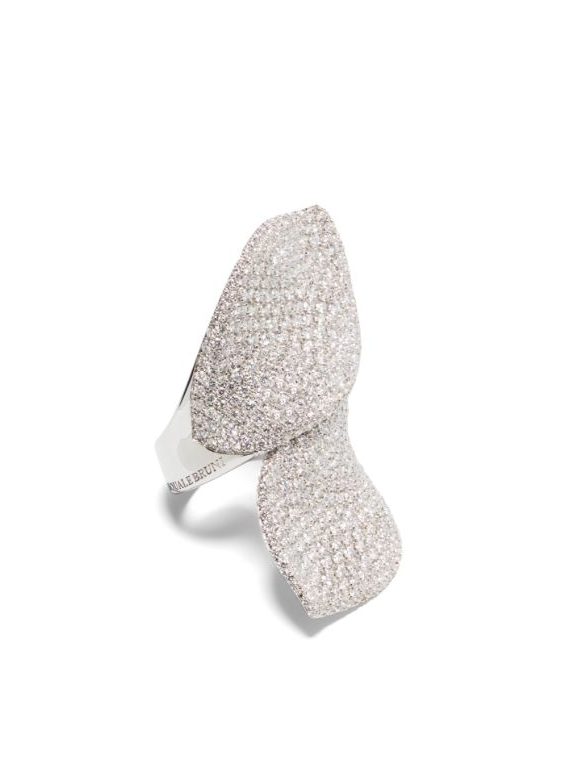 Anillo de diamantes Ama Feel en oro blanco de 18 kt 