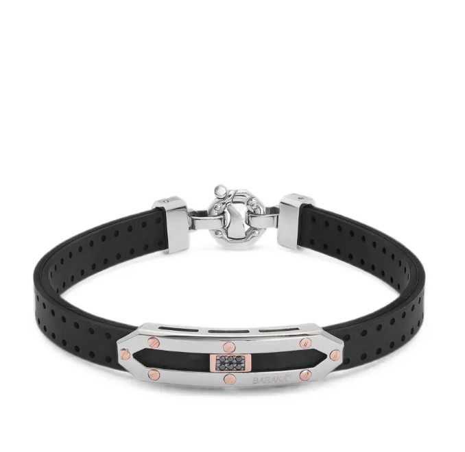 18kt rose gold black diamonds