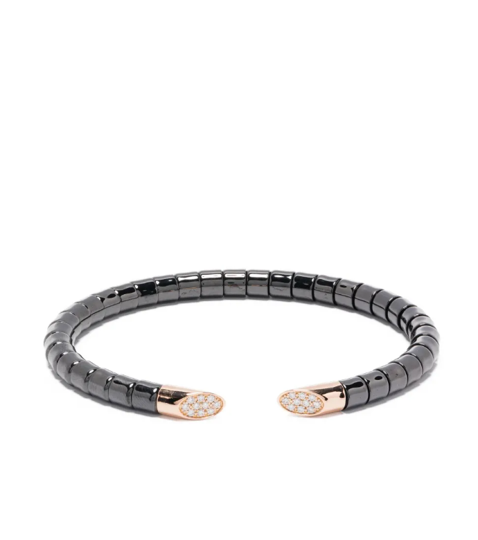 Ceramic diamond bracelet