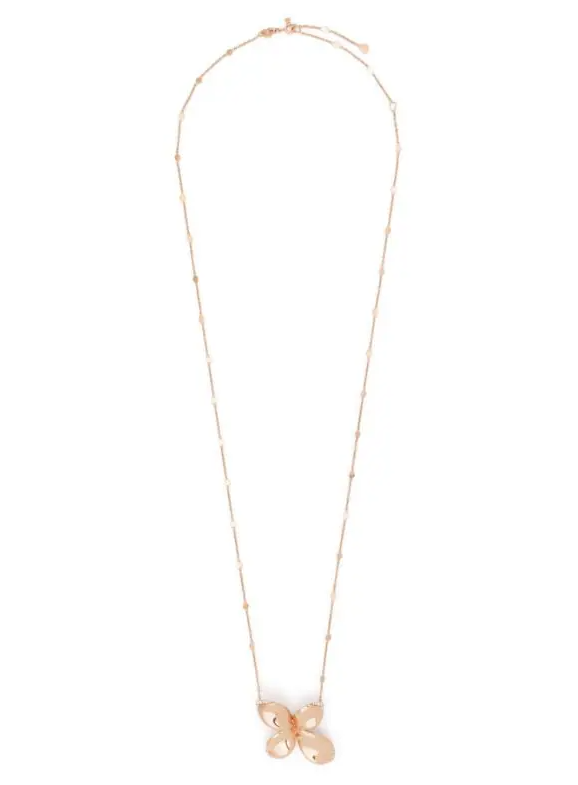 collar Giardini Segreti en oro rosa de 18kt con diamantes 