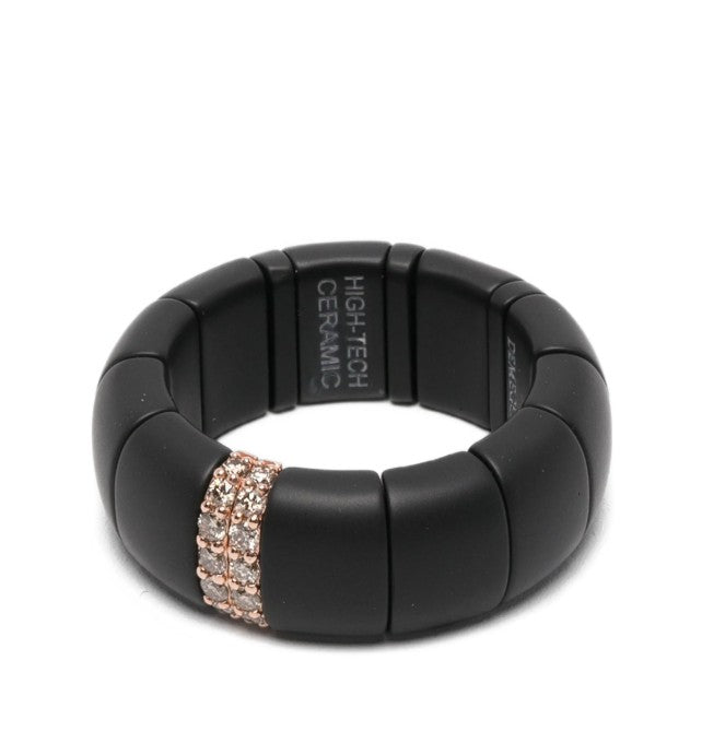 18kt rose gold diamonds ring
