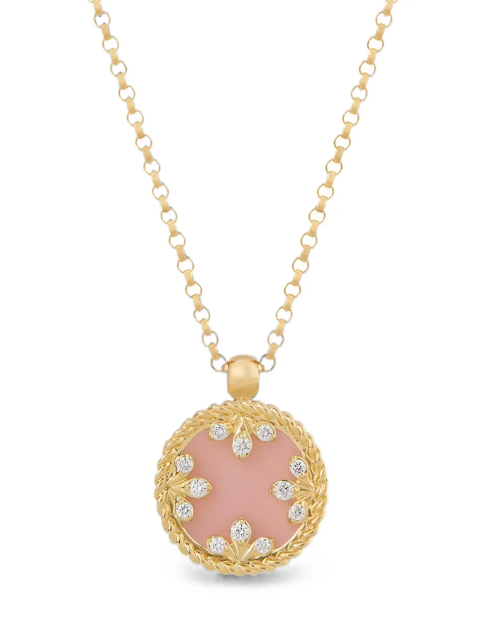 18kt yellow gold diamonds necklace