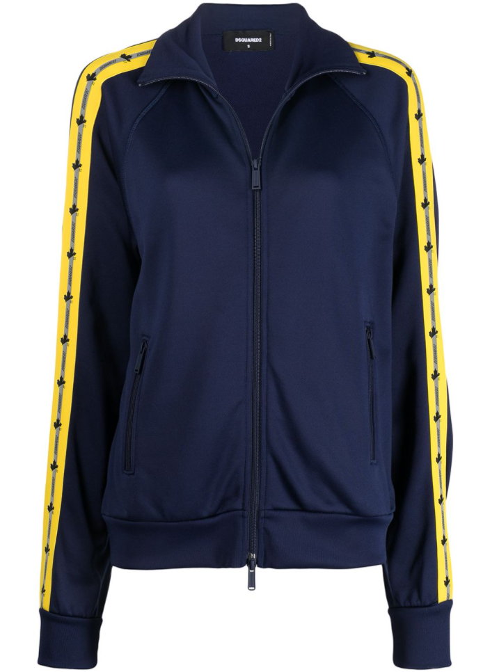 sudadera con cinta del logo 