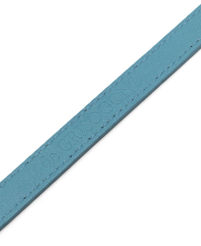 Flat leather bracelet