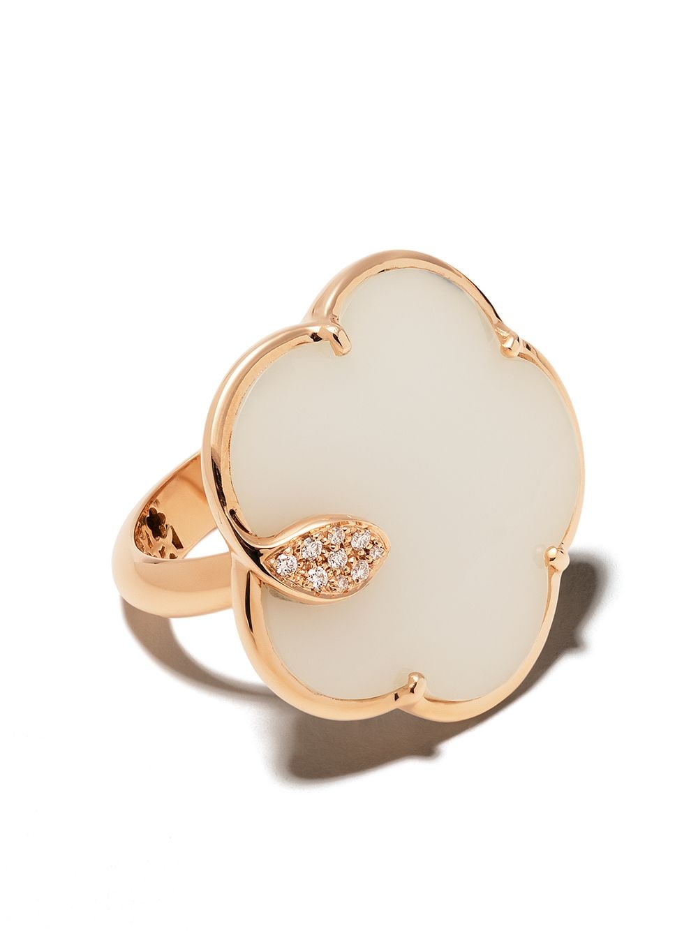 anillo Ton Joli en oro rosa de 18kt con diamantes