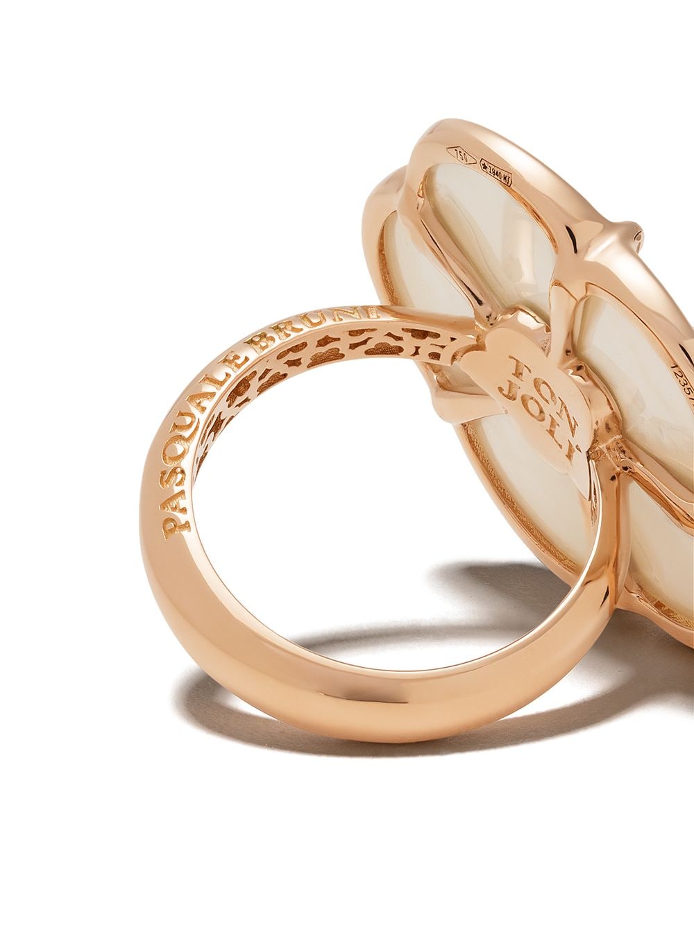 anillo Ton Joli en oro rosa de 18kt con diamantes