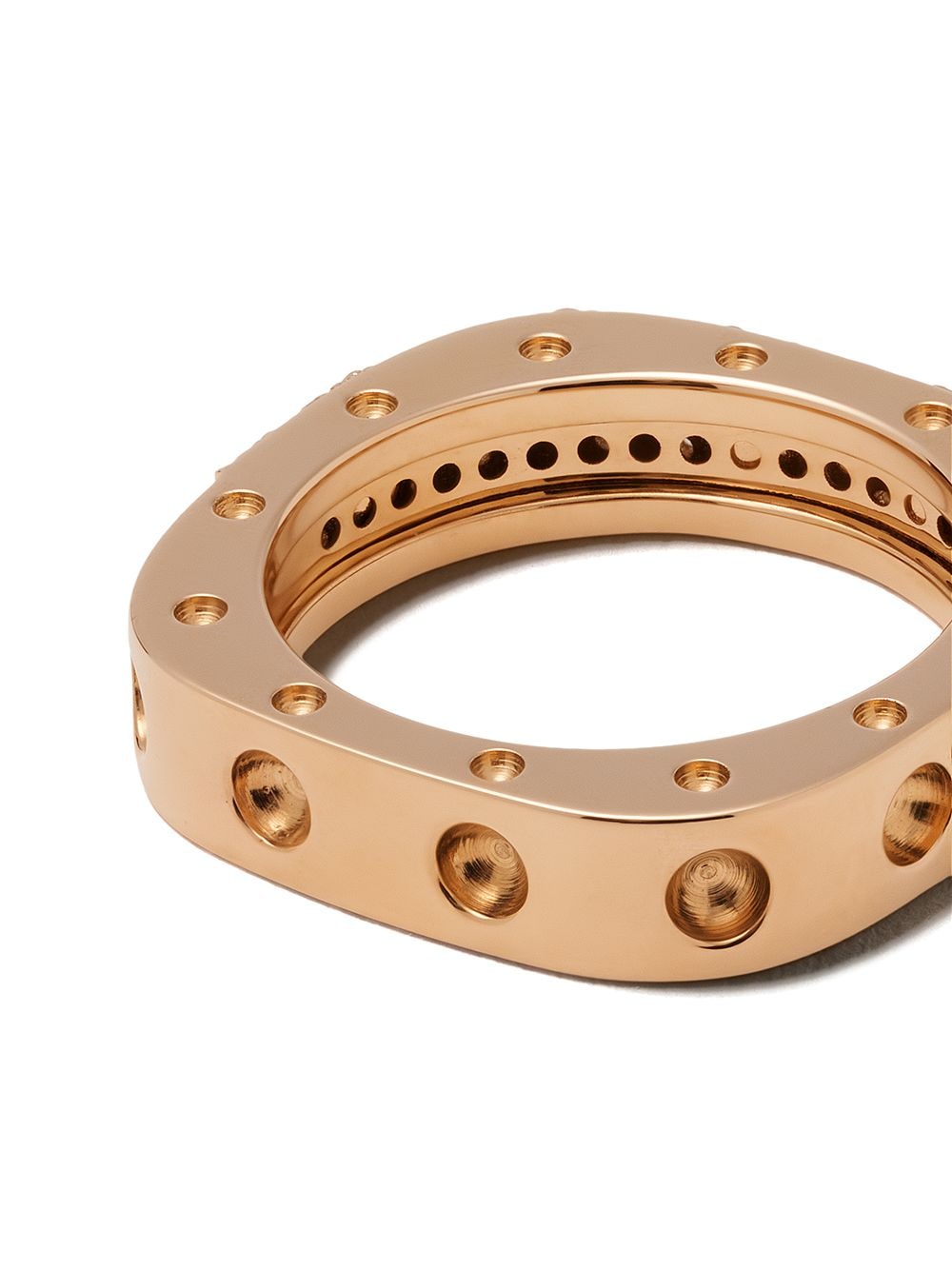 18kt rose gold diamond Pois Moi ring