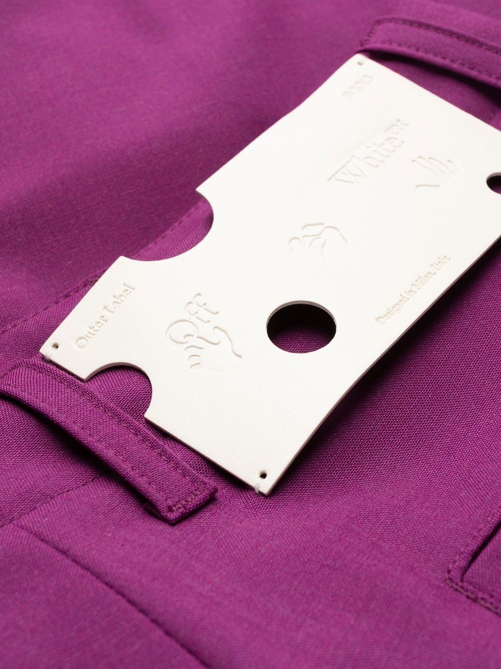 pantalones acampanados de tiro medio 