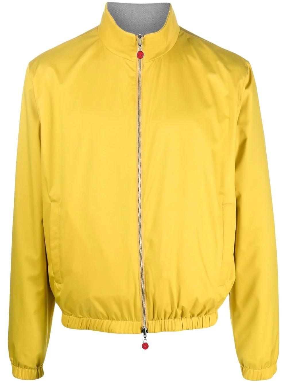 chamarra bomber con cuello alzado 