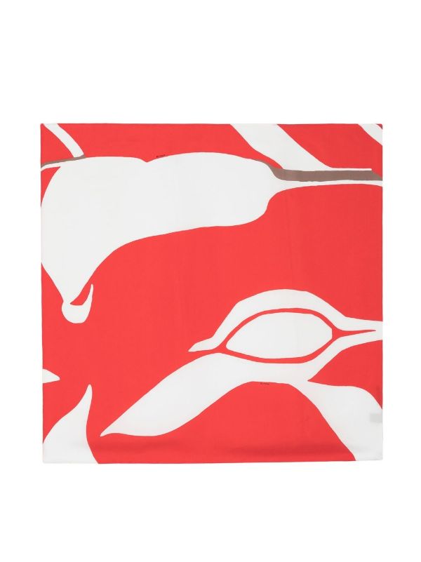 abstract print scarf