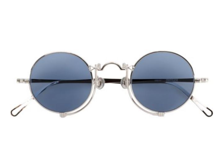 Gafas de sol Matsuda con montura redonda de paladio en tono plateado