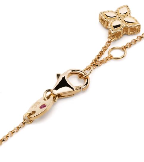 pulsera Princess Flower en oro amarillo de 18kt con diamantes 