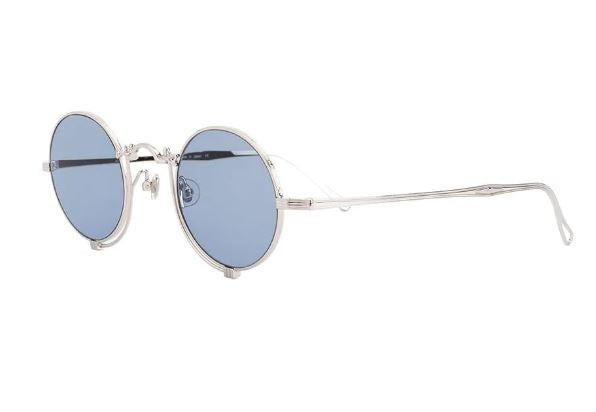Silver-tone palladium round frame sunglasses from Matsuda