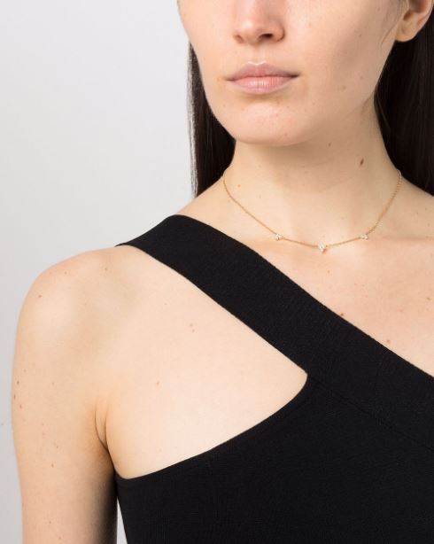 collar Love by the Yard en oro amarillo de 18kt con diamantes 
