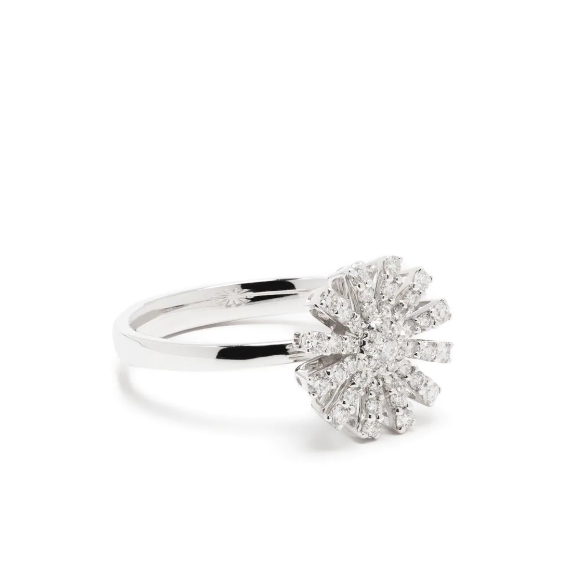 18kt white gold Marguerita  diamond rings