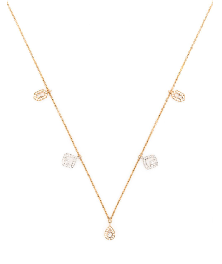 collar Vega en oro de 18kt con diamantes 