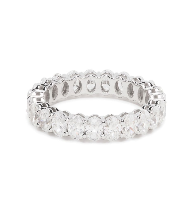 18kt white gold Eternity diamonds ring
