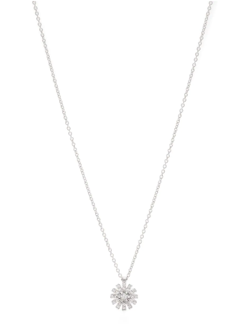 18kt white gold Marguerita diamonds necklace