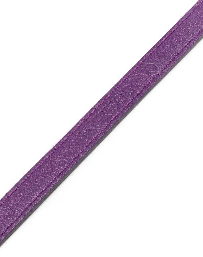 Flat leather bracelet