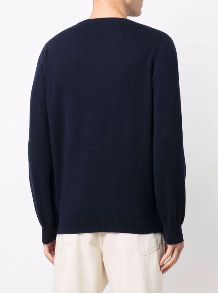 Jersey de cachemira con cuello redondo 